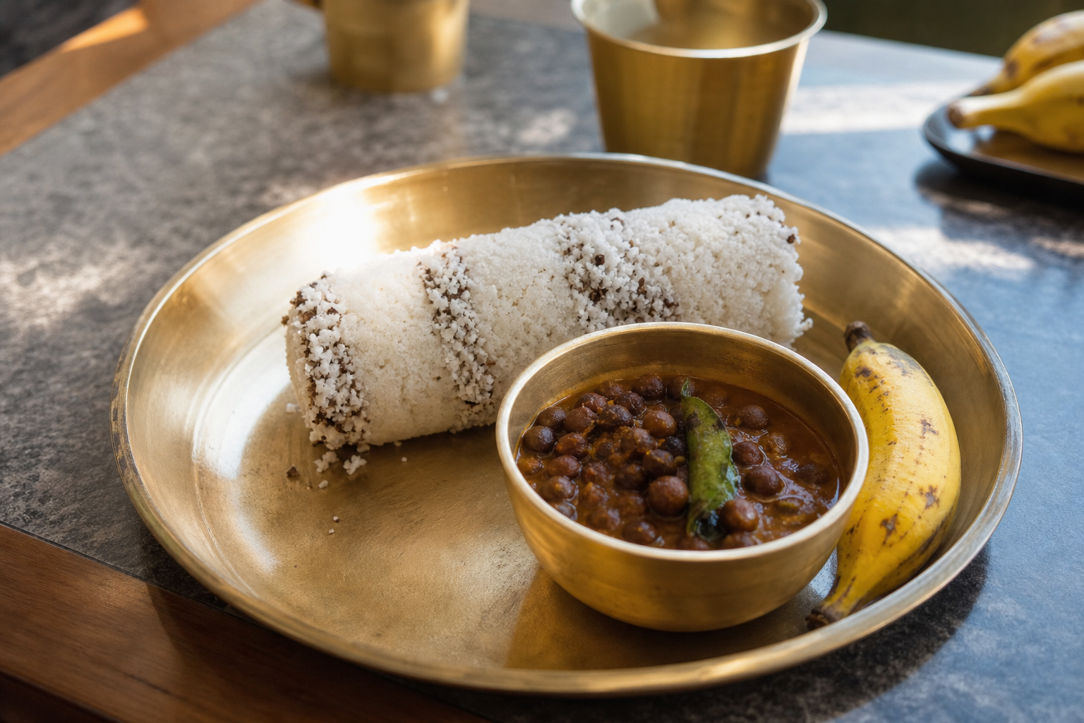 Kerala breakfast puttu